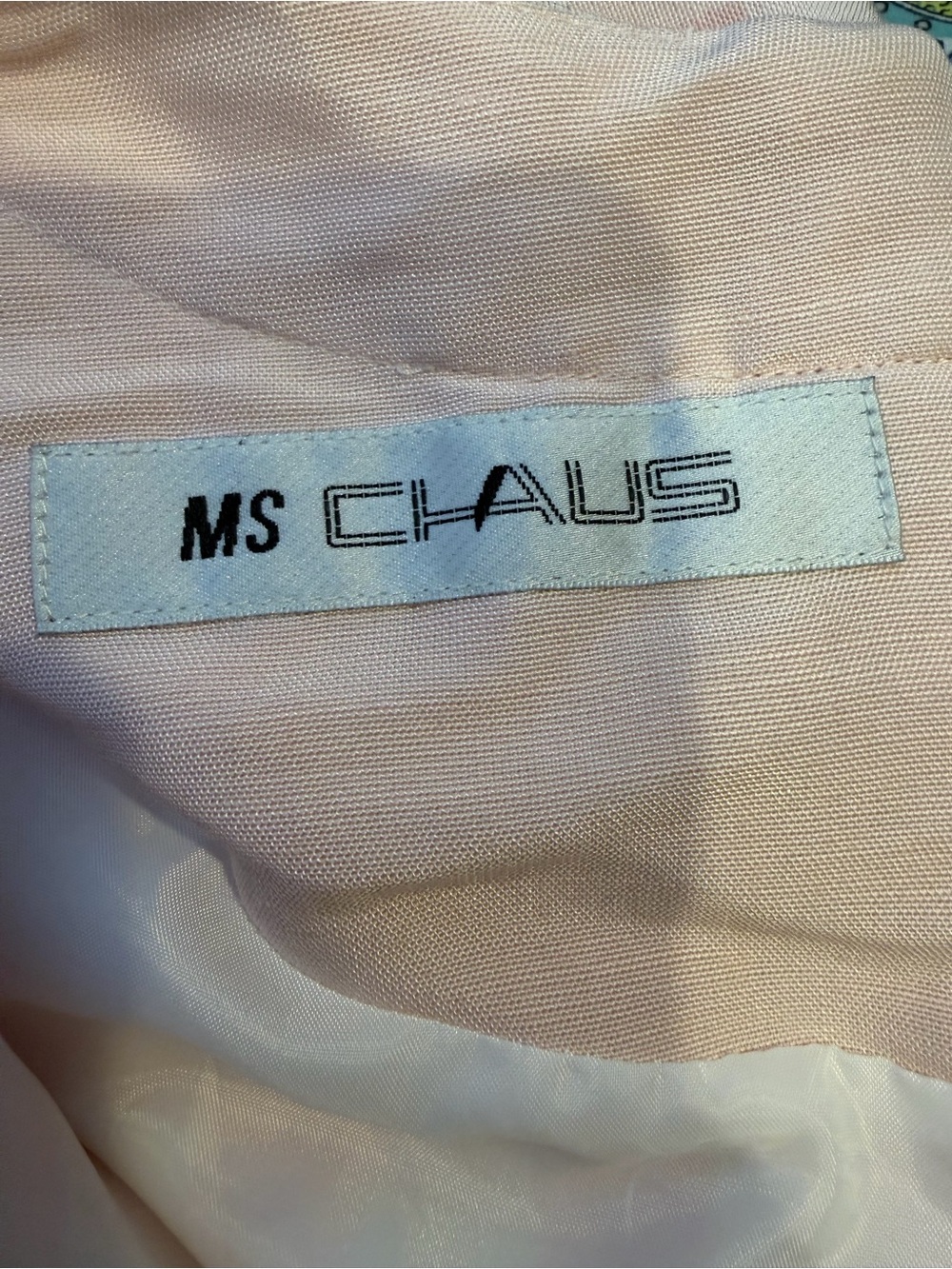 Vintage Ms Chaus Classic Pink White Gingham Sheath Dress Size 10 - Picture 8 of 9